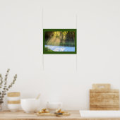 Zonnestralen door de Bomen Poster (Keuken)
