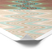 Zonnestralen Fractal Design Poster (Hoek)