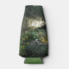 Zonnestralen in de tuinen van eind september flesjeskoeler