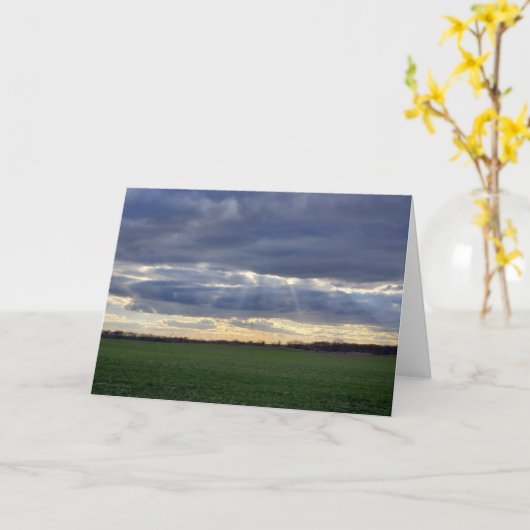 zonnestralen kaart (Gele Bloem)