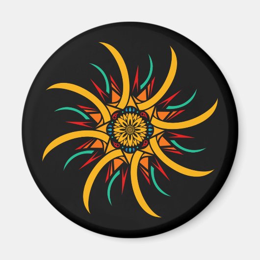 zonnestralen magneet (Voorkant)