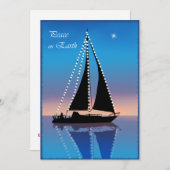 Zonnestralen met feestdagen kaart (Voorkant / Achterkant)