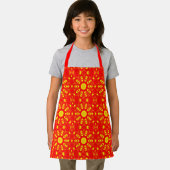 Zonnestralen op rood schort (Insitu)