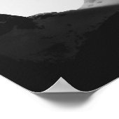 Zonnestralen over de bergen poster (Hoek)