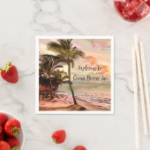 zonnestralen palmbomen B & B Cafe Servet (Insitu)