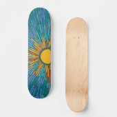 Zonnestralen Persoonlijk Skateboard (Voorkant)