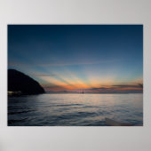 zonnestralen poster (Voorkant)