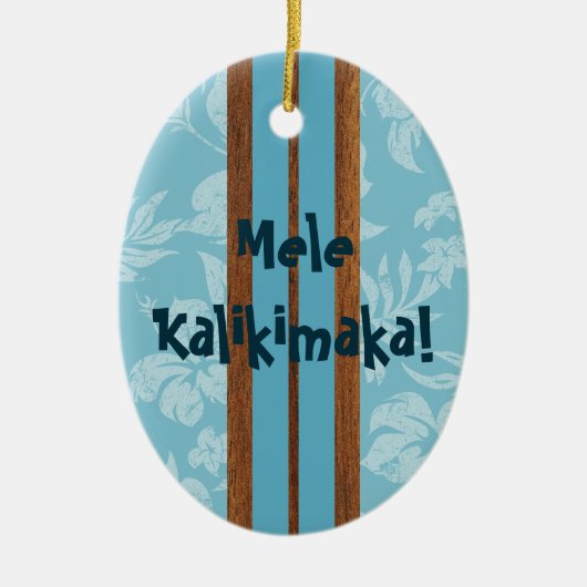 Zonnestralen surfplanornament keramisch ornament (Voorkant)