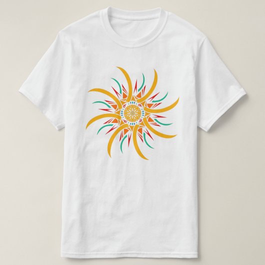 zonnestralen t-shirt (Design voorkant)
