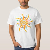 zonnestralen t-shirt (Voorkant)