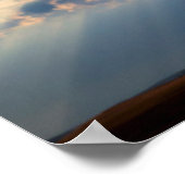 Zonnestralen van boven poster (Hoek)