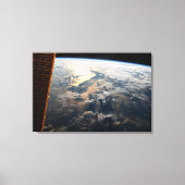 Zonnestralen van Celebes Zee in Zuidoost-Azië Canvas Afdruk (Voorkant)