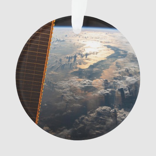 Zonnestralen van Celebes Zee in Zuidoost-Azië Ornament (voorkant)