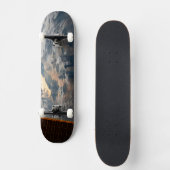 Zonnestralen van Celebes Zee in Zuidoost-Azië Persoonlijk Skateboard (Voorkant)