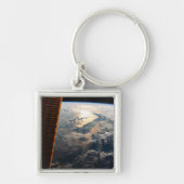 Zonnestralen van Celebes Zee in Zuidoost-Azië Sleutelhanger (Voorkant)