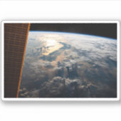 Zonnestralen van Celebes Zee in Zuidoost-Azië Sticker (Voorkant)