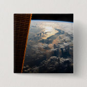 Zonnestralen van Celebes Zee in Zuidoost-Azië Vierkante Button 5,1 Cm (Voorkant)