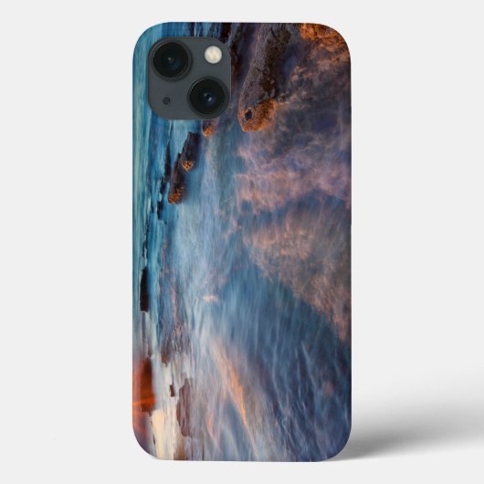 Zonnestralen verlichten de Stille Oceaan Case-Mate iPhone Case (Achterkant)