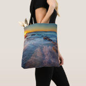 Zonnestralen verlichten de Stille Oceaan Tote Bag (Dichtbij)