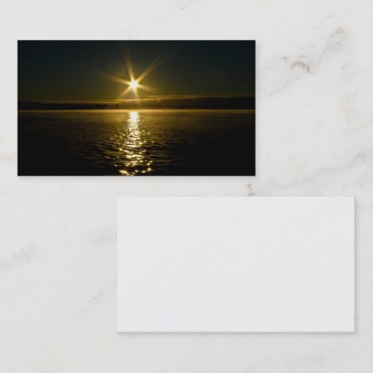 zonnestralen Visitekaartjes (Voorkant / Achterkant)