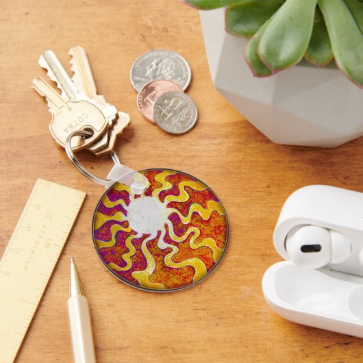 Zonnestralen Zonneschijn Sleutelhanger (Bureau)