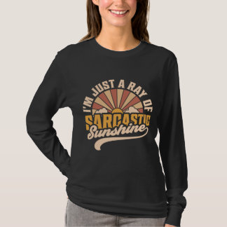ZonnestralenIk ben gewoon een straal vrouwen lange T-shirt