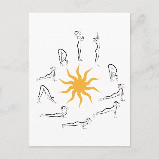 zonnestraling briefkaart (Voorkant)