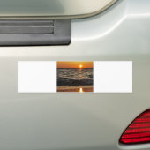 zonnestrand bumpersticker (Op auto)