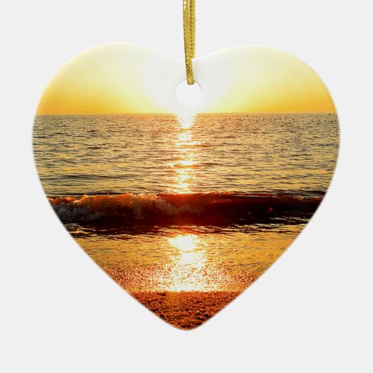 Zonnestrand, Cape May NJ Keramisch Ornament (Voorkant)