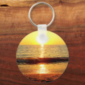 Zonnestrand, Cape May NJ Sleutelhanger (Voorkant)