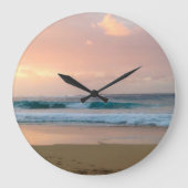 Zonnestrand en oceaan grote klok (Voorkant)