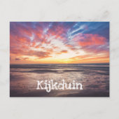 Zonnestrand en zee briefkaart (Voorkant)