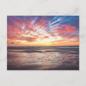 Zonnestrand en zee briefkaart (Voorkant)