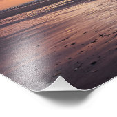 Zonnestrand en zee foto afdruk (Hoek)