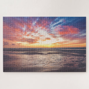 Zonnestrand en zee legpuzzel