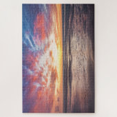 Zonnestrand en zee legpuzzel (Verticaal)