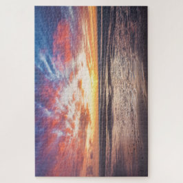 Zonnestrand en zee legpuzzel