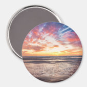 Zonnestrand en zee magneet (Voorkant / Achterkant)