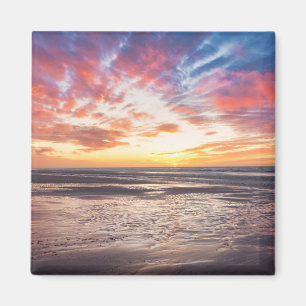 Zonnestrand en zee magneet