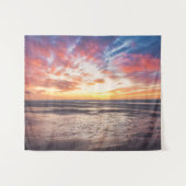 Zonnestrand en zee wandkleed (Voorkant (horizontaal))