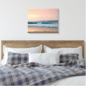 Zonnestrand met oceaan canvas afdruk (Insitu (Slaapkamer))
