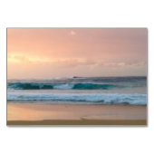 Zonnestrand met oceaan kaart (Achterkant)