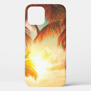 Zonnestrand met palmbomen en prachtige hemelboom Case-Mate iPhone case