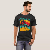 zonnestrand Surfing Melbourne Florida Som T-shirt (Voorkant volledig)