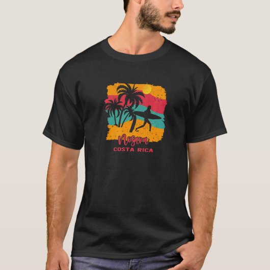  zonnestrand Surfing Nosara Costa Rica T-shirt (Voorkant)
