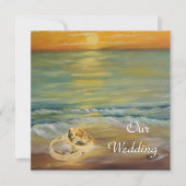Zonnestrandbruiloften Kaart (Voorkant)