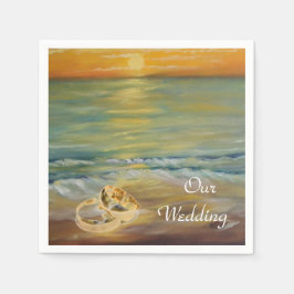 Zonnestrandbruiloften Servet