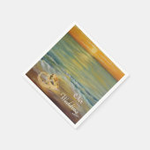 Zonnestrandbruiloften Servet (Hoek)