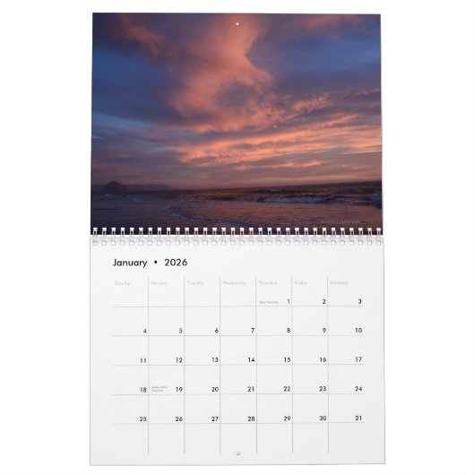 Zonnestranden Kalender (Jan 2026)