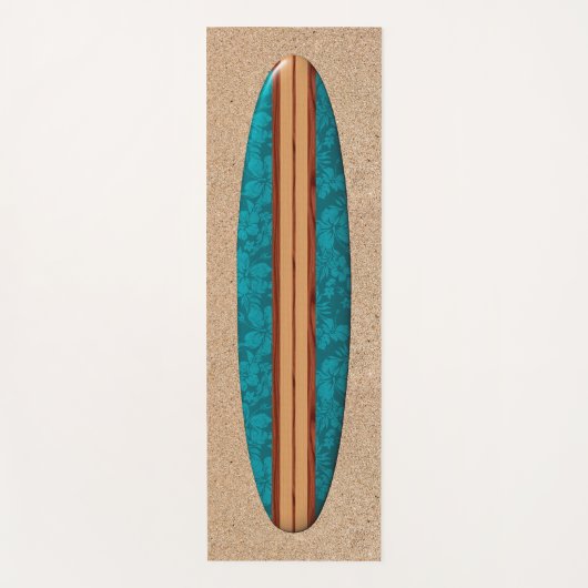 Zonnestransplaat Hawaiian Blauwgroen Yogamat (Voorkant)